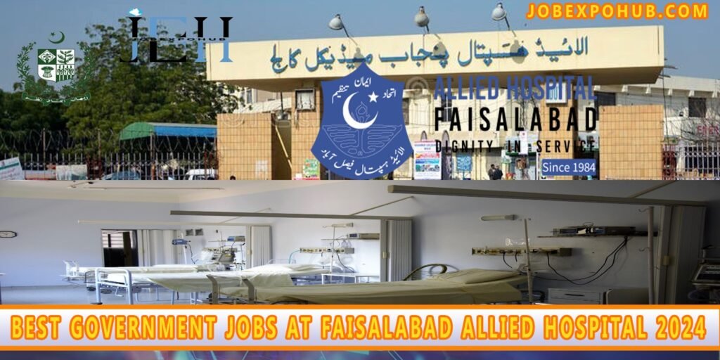 allied hospital faisalabad government jobs picture with my web logo