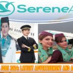 seren air line jobs 2025 airhostess with aeroplane my website logo in picture