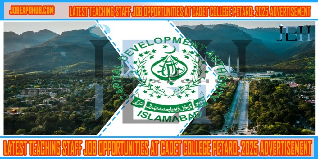 This image is about TOP CDA JOBS TO APPLY FOR IN ISLAMABAD 2025 : A GUIDE TO ONLINE APPLICATION with my web logo