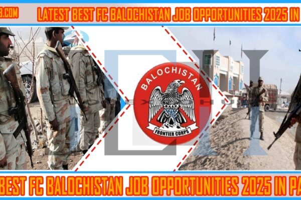 This image is about Latest Best FC Balochistan Job Opportunities 2025 in Pakistan with my web logo