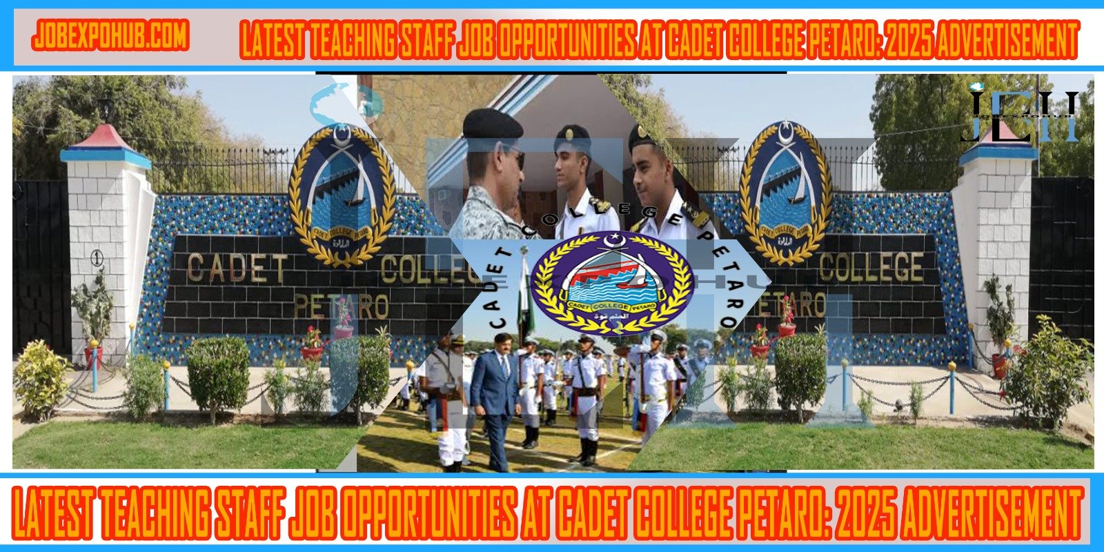 This image is about Latest Teaching Staff Job Opportunities at Cadet College Petaro: 2025 Advertisement with my web logo