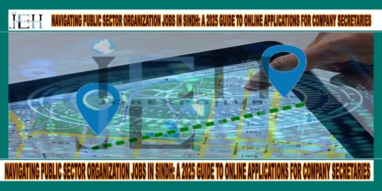 Navigating Public Sector Organization Jobs in Sindh: A 2025 Guide to Online Applications for Company Secretaries