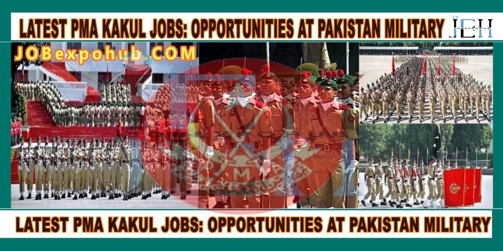 This image is abut pma kakul jobs; opportunities at pakistan at pakistan miliatary with my web logo