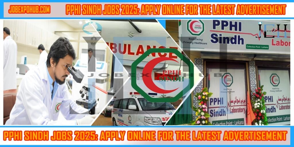 This image is about PPHI Sindh Jobs 2025: Apply Online for the Latest Advertisement with my web logo