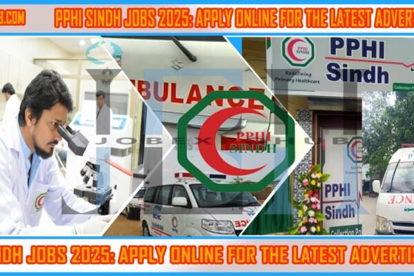 This image is about PPHI Sindh Jobs 2025: Apply Online for the Latest Advertisement with my web logo