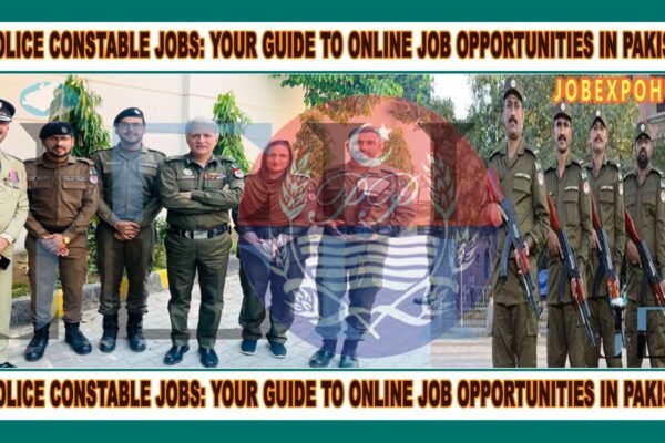 This image is about Punjab Police Constable Jobs: Your Guide to Online Job Opportunities in Pakistan 2025 with my web logo