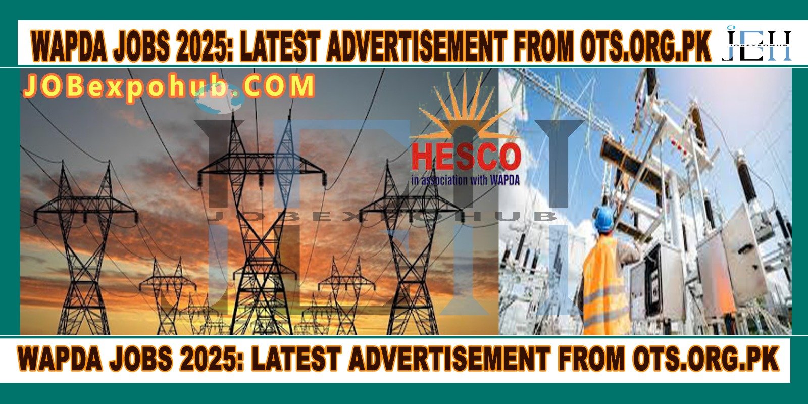 This image is on wapda jobe 2025 advertisement with my web logo