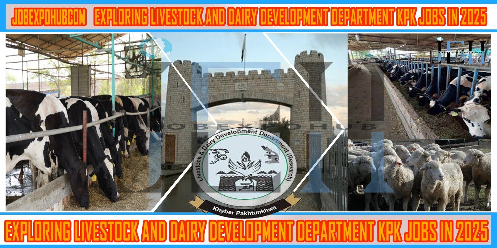 This image is about Exploring Livestock and Dairy Development Department KPK Jobs in 2025 with my web logo